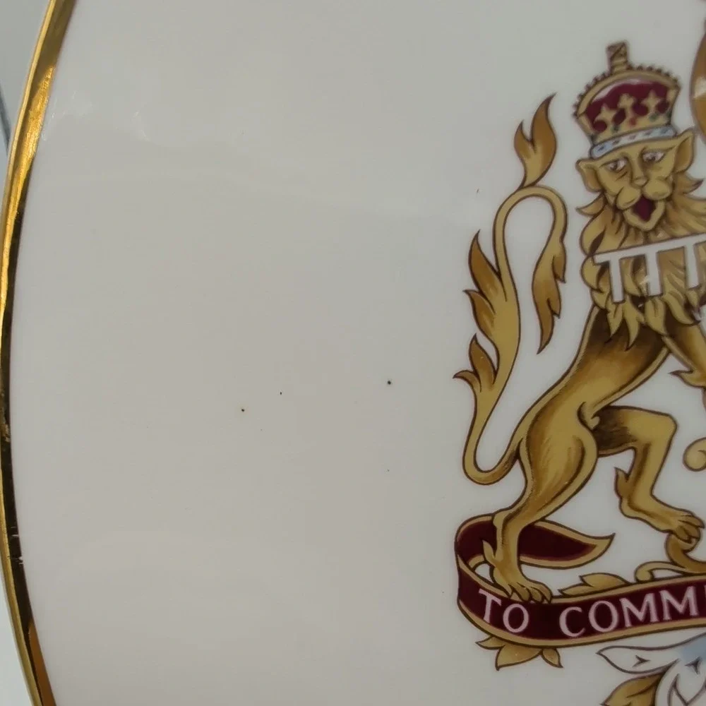 Crown Trent Royal Wedding Plate Prince Charles Princess Diana 8.5